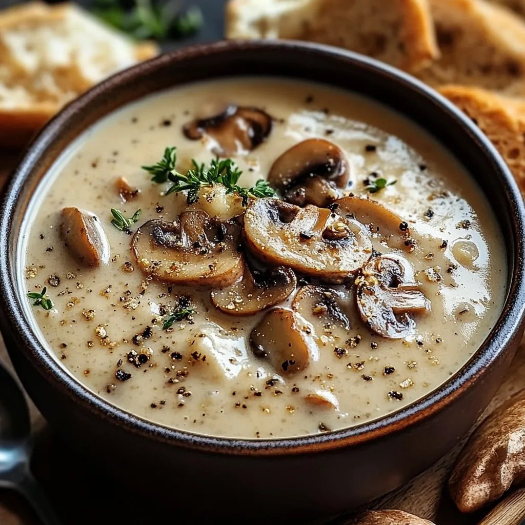 Best Creamy Mushroom Soup Recipe Ever