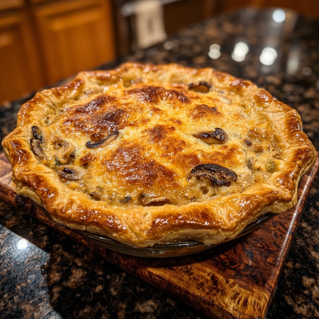 Comfort Food Beef and Mushroom Pot Pie
