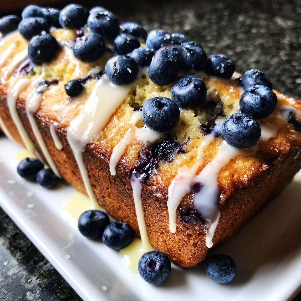 Baking & Desserts Lemon Blueberry Loaf Cake