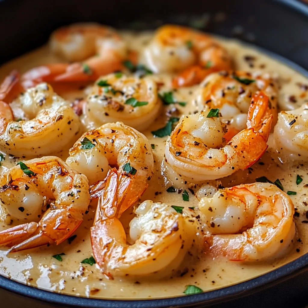 Easy Creamy Garlic Shrimp (15 Minutes)