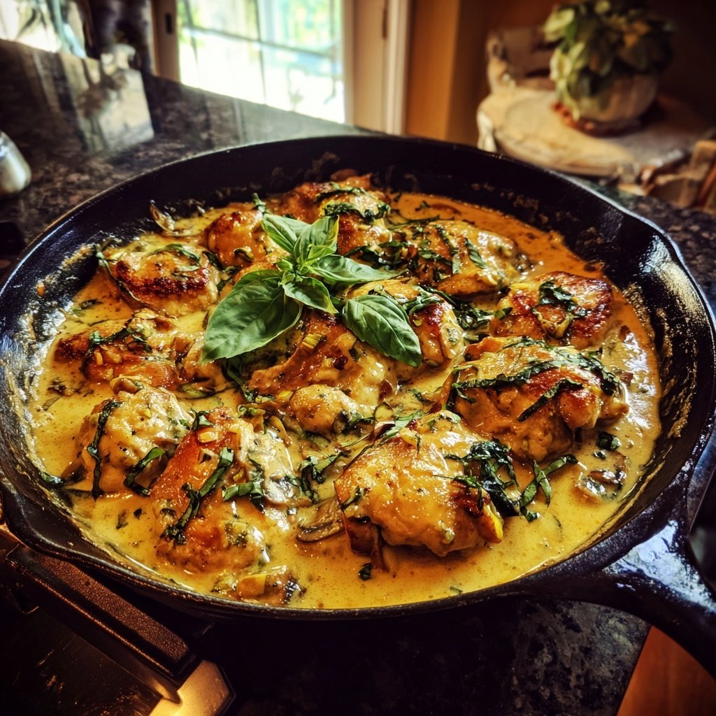 Creamy Tuscan Chicken Skillet