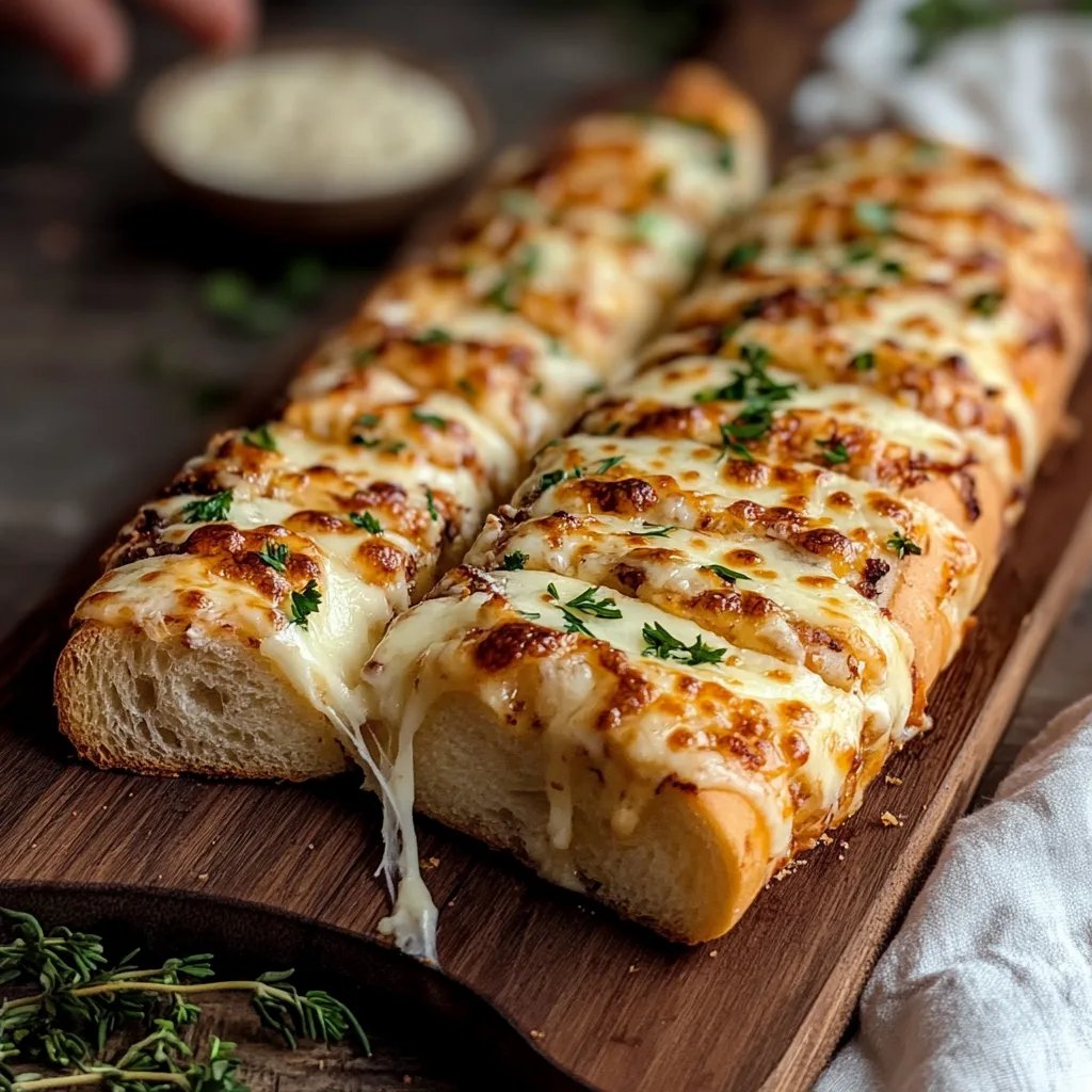 Cheesy Garlic Bread Recipe