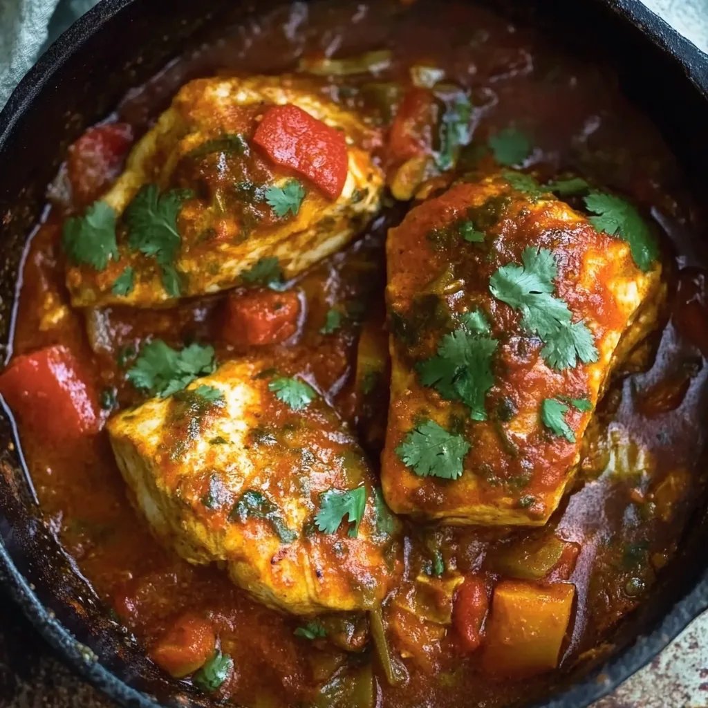 Classic Spicy Moroccan Fish in Rich Sauce!