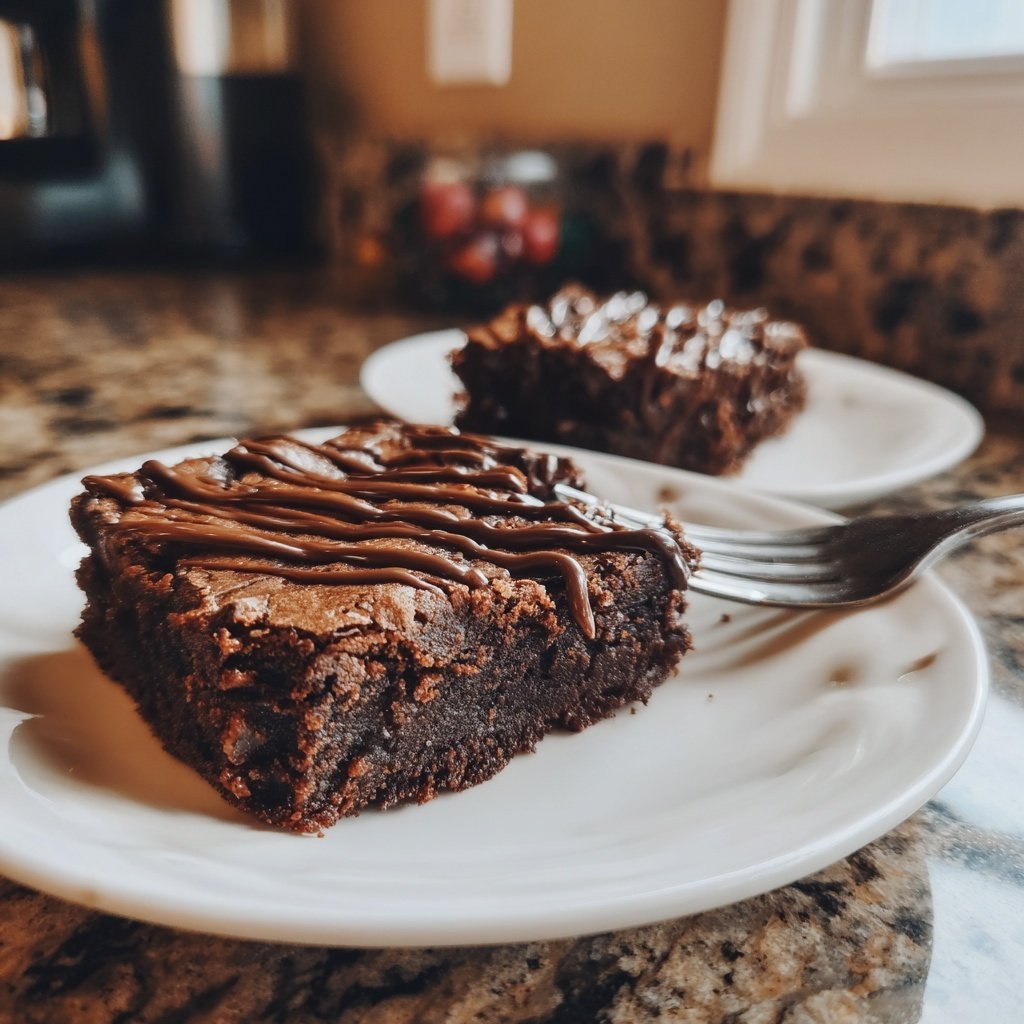 Cottage Cheese Brownies with Mocha Flavor