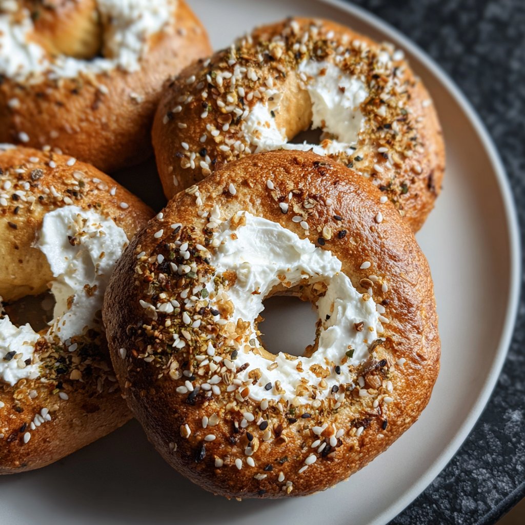 Easy Protein Bagels With Greek Yogurt