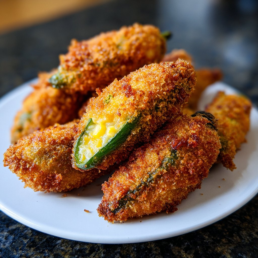 Jalapeno Poppers Stuffed with Corn