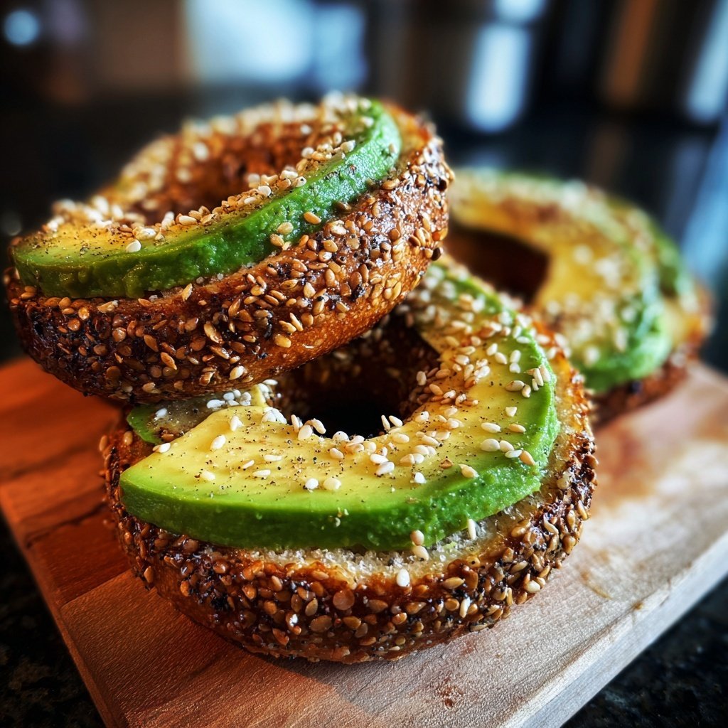 Flaxseed Protein Breakfast Bagels