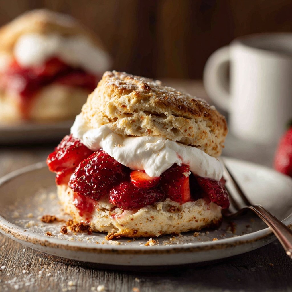 Classic Strawberry Shortcake Biscuits