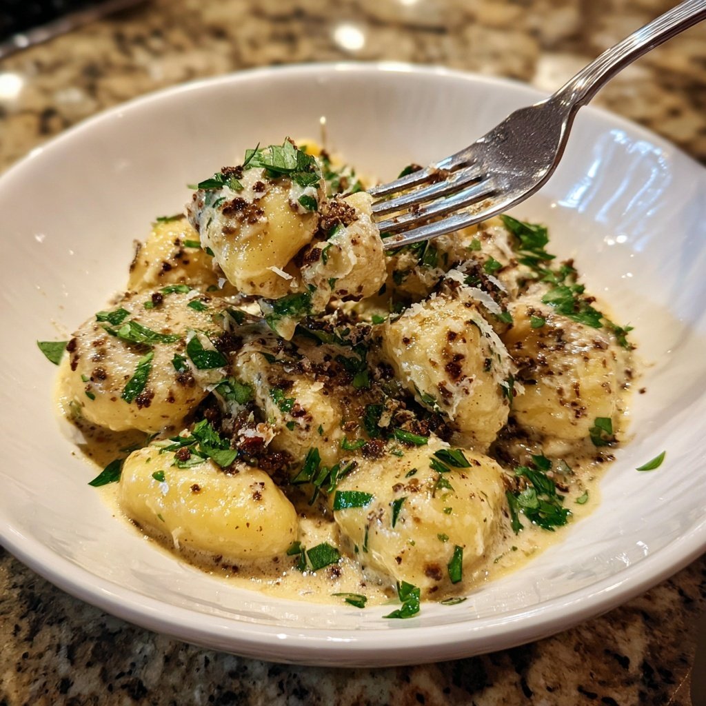 Valentine Dinner Truffle Gnocchi