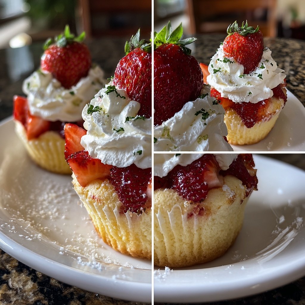 Easy Strawberry Shortcake Cups