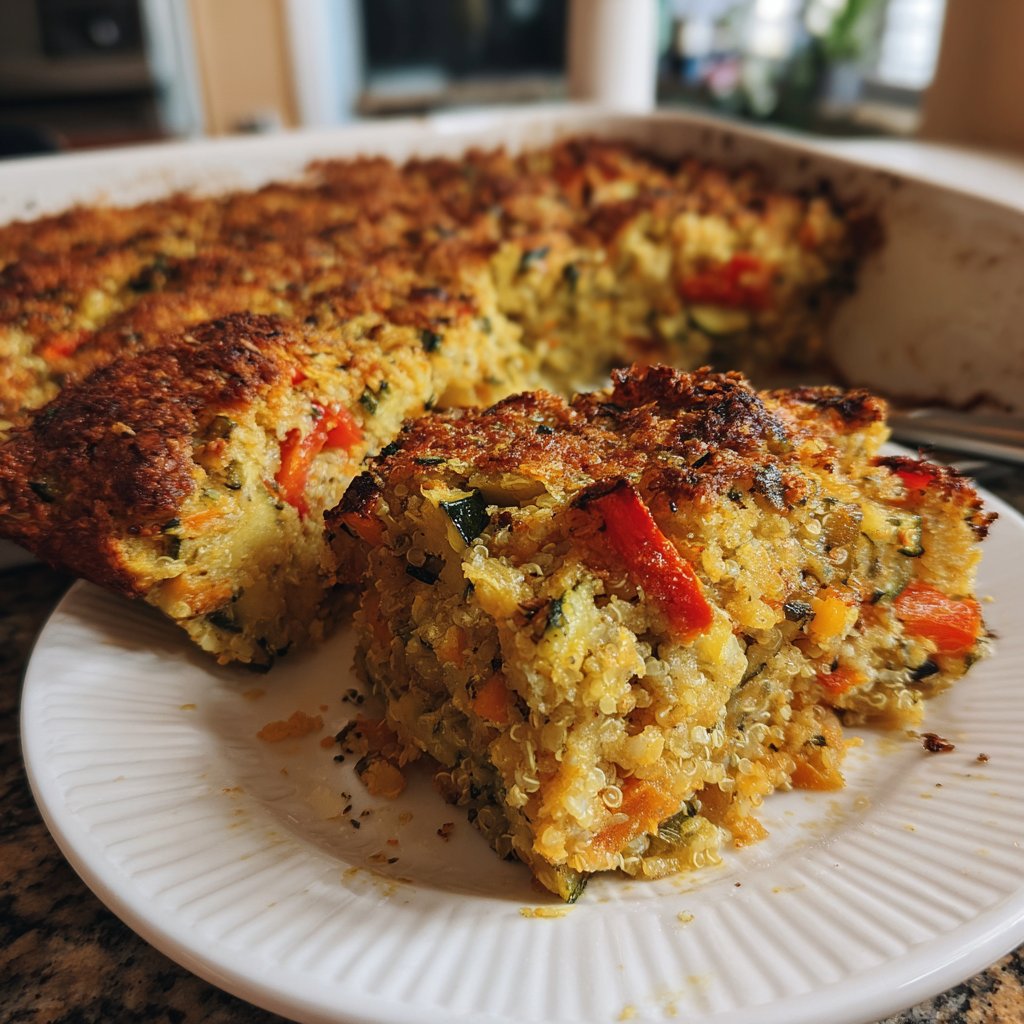 Roasted Vegetable Quinoa Bake
