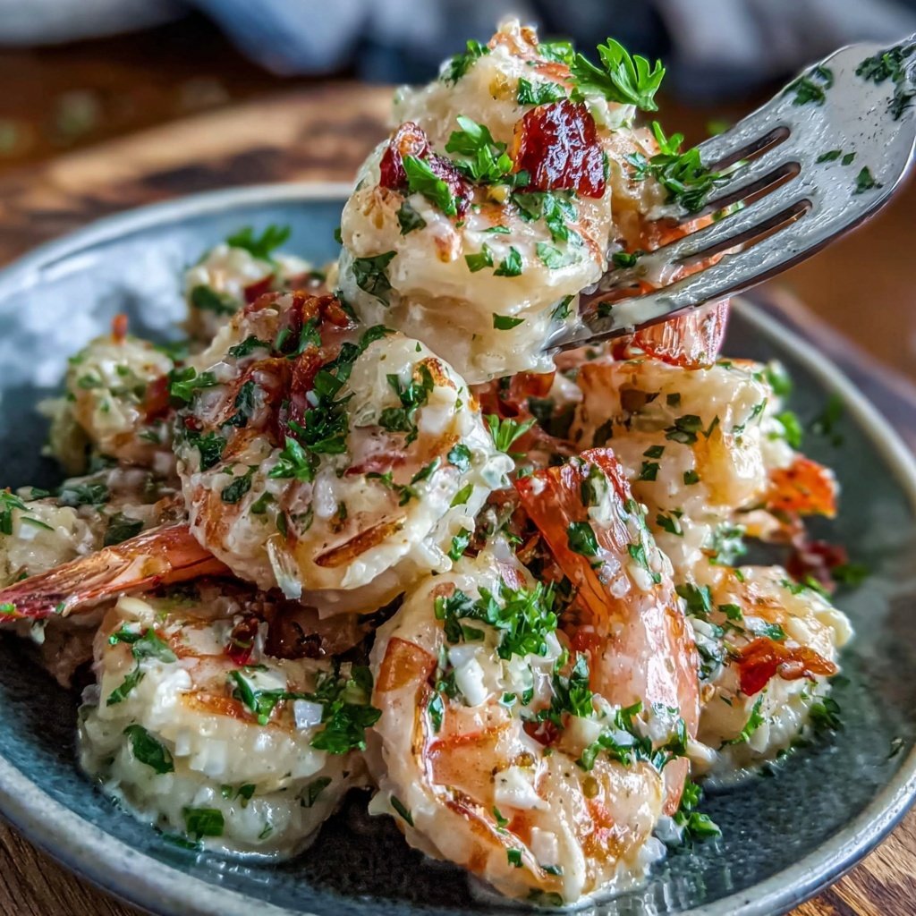 Food Recipes Creamy Garlic Shrimp